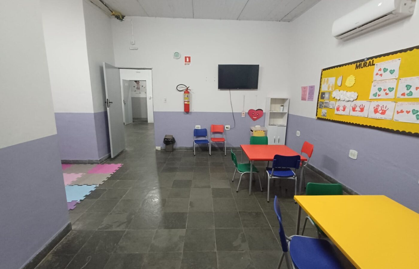Sala nova das crianças