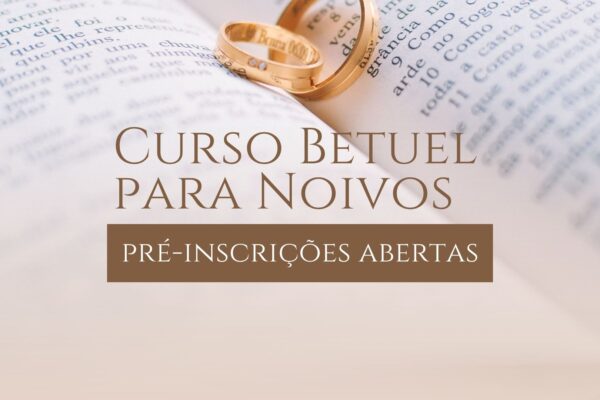Pré-inscrições abertas: Curso de Noivos 2027